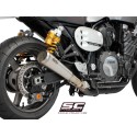 SC Project para YAMAHA XJR 1300 (2015 - 2016) - RACER - Escape Conico 70s acero inoxidable
