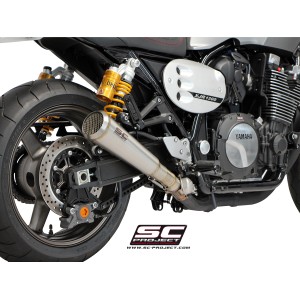 SC Project para YAMAHA XJR 1300 (2015 - 2016) - RACER - Escape Conico 70s acero inoxidable