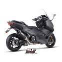 SC Project para YAMAHA TMAX 560 (2025 - 2026) - Línea de escape completa 2-1 acero inoxidable, con escape SC1-R carbono