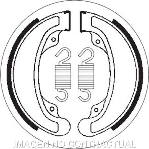 Mordaza de freno SBS P2058