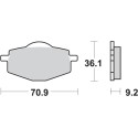 Pastilla de freno SBS P107-HM