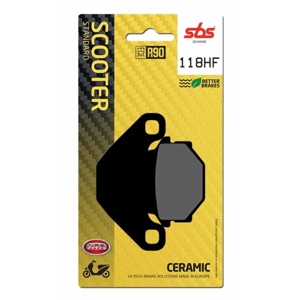 Pastilla de freno SBS P118-HF