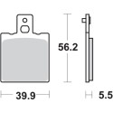 Pastilla de freno SBS P131-HF