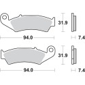 Pastilla de freno SBS P139-HF