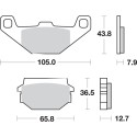 Pastilla de freno SBS P150-HF