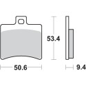 Pastilla de freno SBS P152-HF