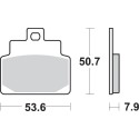Pastilla de freno SBS P153-MS