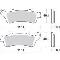 Pastilla de freno SBS P156-HF