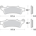 Pastilla de freno SBS P159-MS
