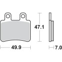 Pastilla de freno SBS P167-HF