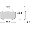 Pastilla de freno SBS P172-HF