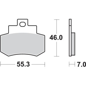 Pastilla de freno SBS P172-HF