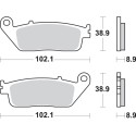 Pastilla de freno SBS P184-MS