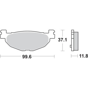 Pastilla de freno SBS P185-HF