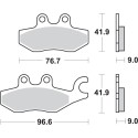 Pastilla de freno SBS P187-MS