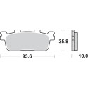 Pastilla de freno SBS P195-HF