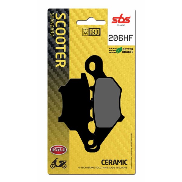 Pastilla de freno SBS P206-HF