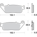 Pastilla de freno SBS P212-MS