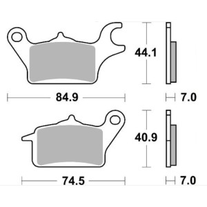 Pastilla de freno SBS P216-HM