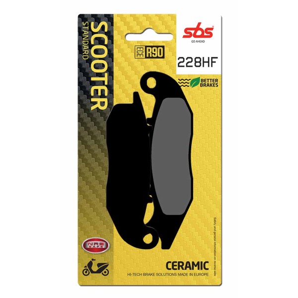 Pastilla de freno SBS P228-HF