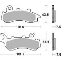 Pastilla de freno SBS P233-MS