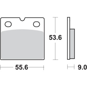 Pastilla de freno SBS P506-HF