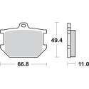 Pastilla de freno SBS P507-HF