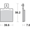 Pastilla de freno SBS P519-RSI