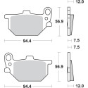 Pastilla de freno SBS P528-HF