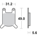 Pastilla de freno SBS P532-HF