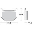 Pastilla de freno SBS P533-HF