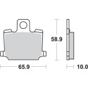 Pastilla de freno SBS P535-HF