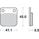 Pastilla de freno SBS P536-SI