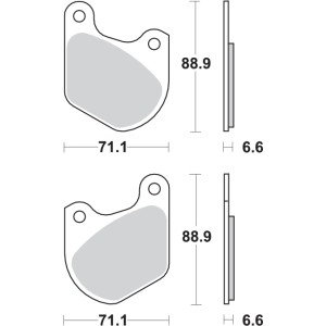 Pastilla de freno SBS P543-HF