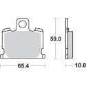 Pastilla de freno SBS P547-HF