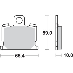 Pastilla de freno SBS P547-HF