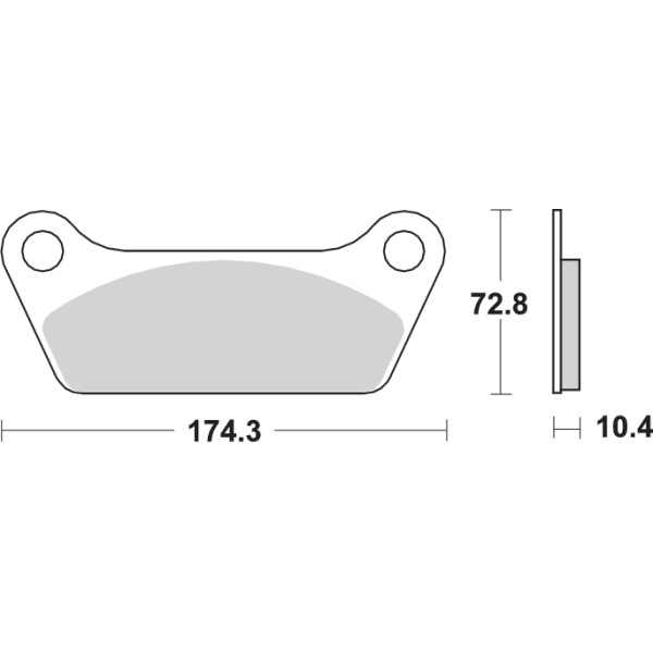 Pastilla de freno SBS P553-LF