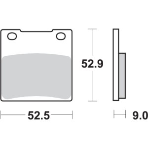 Pastilla de freno SBS P556-HF