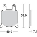 Pastilla de freno SBS P560-HF
