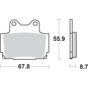 Pastilla de freno SBS P570-HF