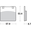Pastilla de freno SBS P577-LS