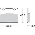 Pastilla de freno SBS P578-HF