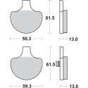 Pastilla de freno SBS P579-HS