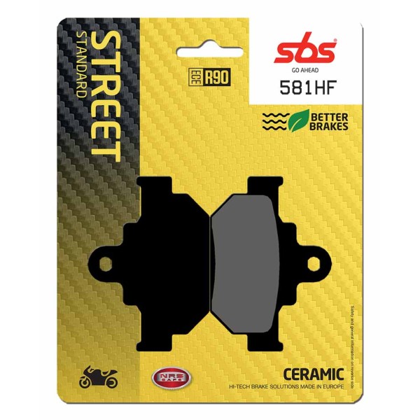 Pastilla de freno SBS P581-HF