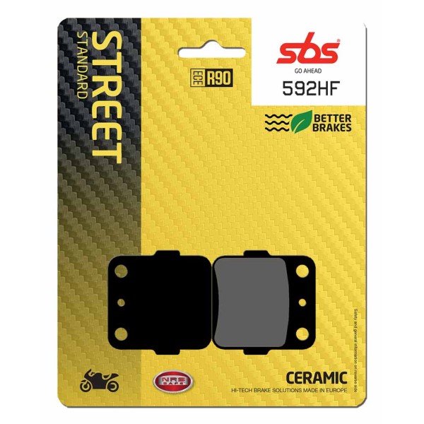 Pastilla de freno SBS P592-HF