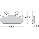 Pastilla de freno SBS P593-HS