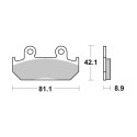 Pastilla de freno SBS P593-RST