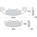 Pastilla de freno SBS P597-LS