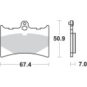 Pastilla de freno SBS P601-HF