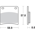 Pastilla de freno SBS P620-HF